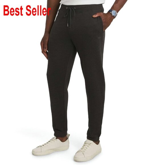Fleece Lined Jogger Sweatpants Regular Fit Tapered Leg Classic Comfort